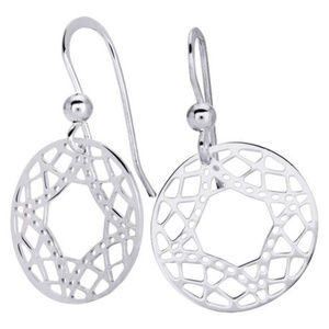 Dream Catcher Sterling Silver Earrings